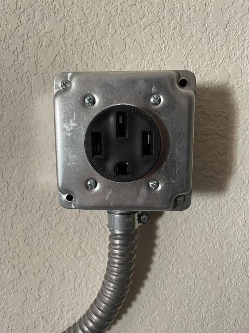 NEMA 14-50 outlet installed for Electrical Panel Upgrade in South Union